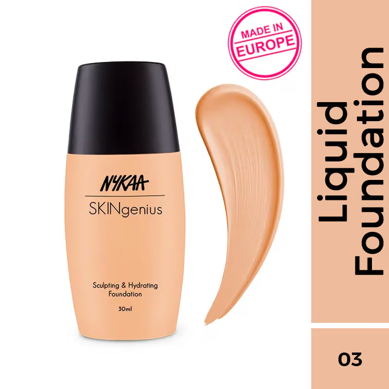 Nykaa - Skin Genius Sculpting & Hydrating Foundation (30ml)