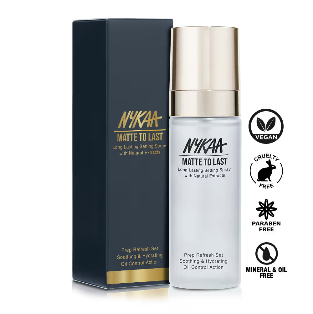 Nykaa - Matte To Last Long Lasting Setting Spray With Natural Extracts (65ml)