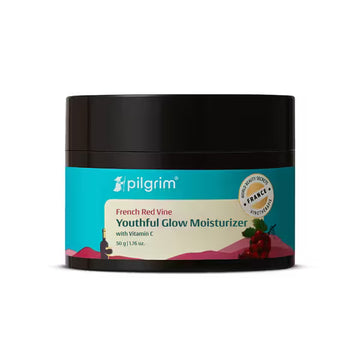 Pilgrim - French Red Vine Youthful Glow Moisturizer WIth Vitamin C (50g)
