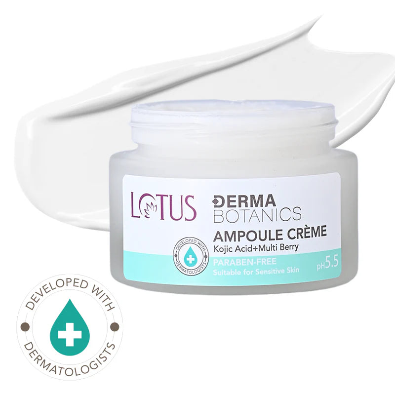 Lotus Herbals – Dermabotanics Kojic acid + Multi berry Ampoule Crème
