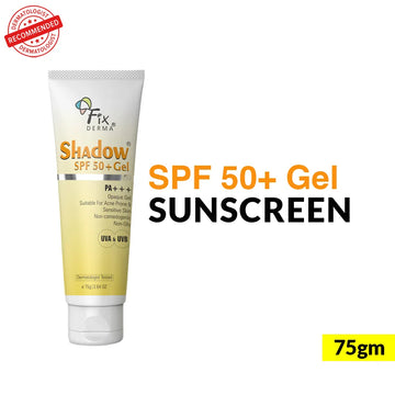Fix Derma -  Shadow Sunscreen For Oily Skin SPF 50+ Gel - Acne Prone (75g)