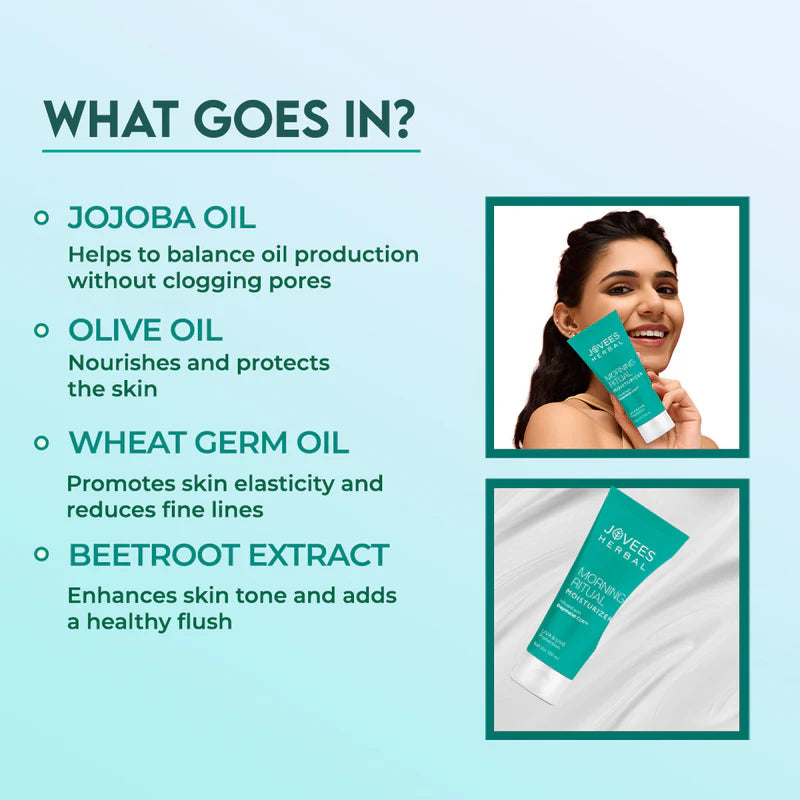 Jovees - Morning Ritual Moisturizer Infused with Daymoist CLR Prevents Dark Spots