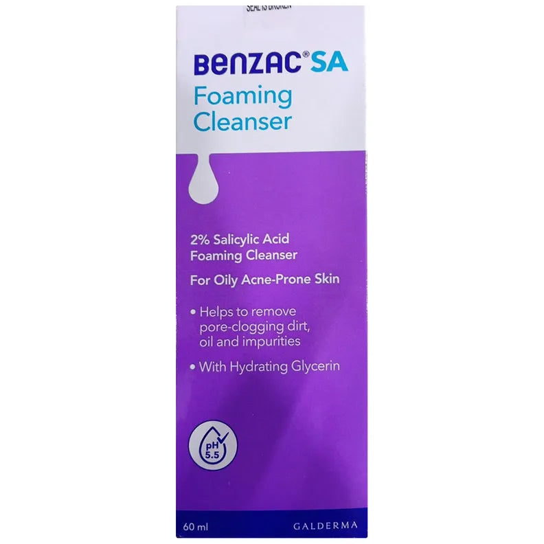 Cetaphil - Benzac SA Foaming Cleanser (60ml)