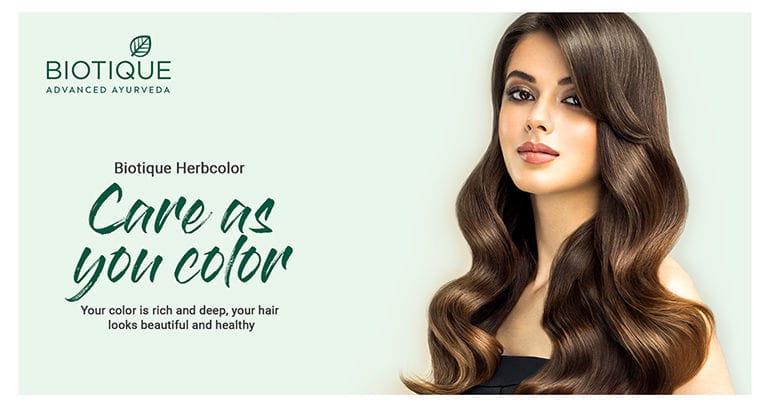 Biotique - Herbcolor Hair Color 4N (50gm+110mL) (Brown)