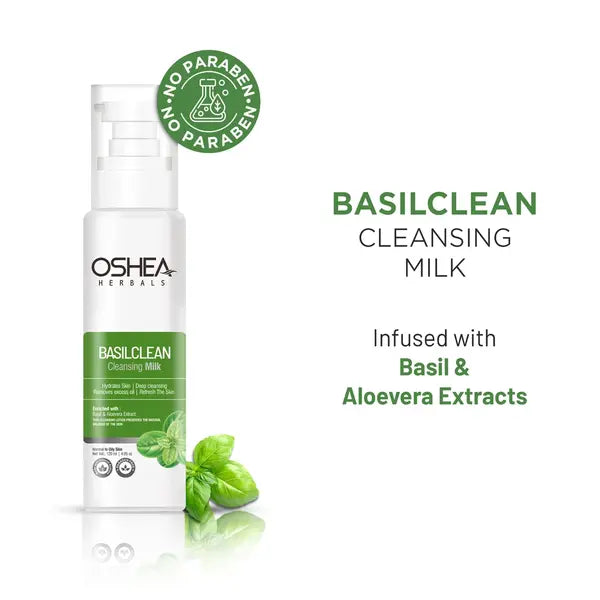Oshea - Basilclean Cleansing Milk (120ml)