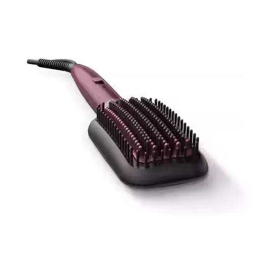 Philips - Hair Straightener Brush With Silk Protect Technology(BHH730)