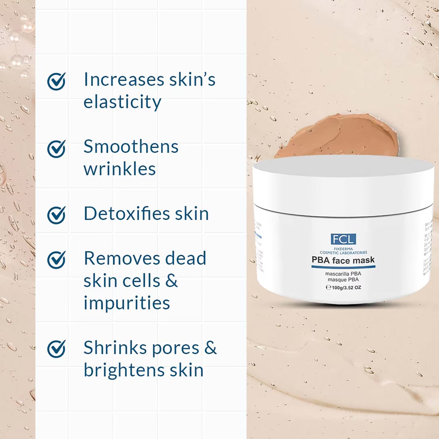 Fix Derma - PBA Face Mask (100g)