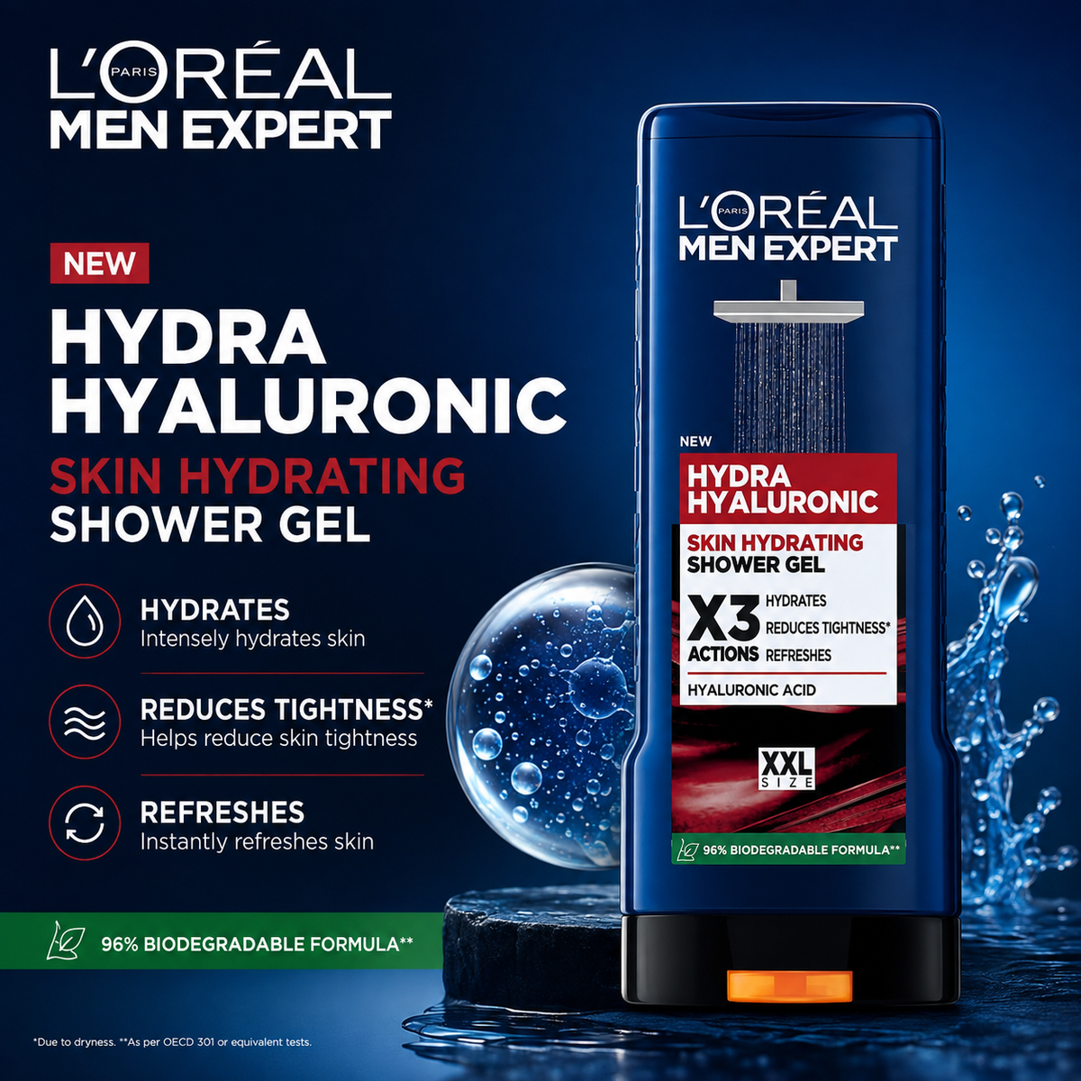 Loreal Men Expert - Shower Gel XXL Size (400ml)