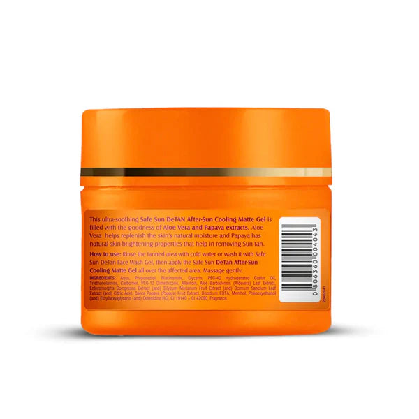 Safe Sun DeTan After Sun Cooling Matte Gel(100g)