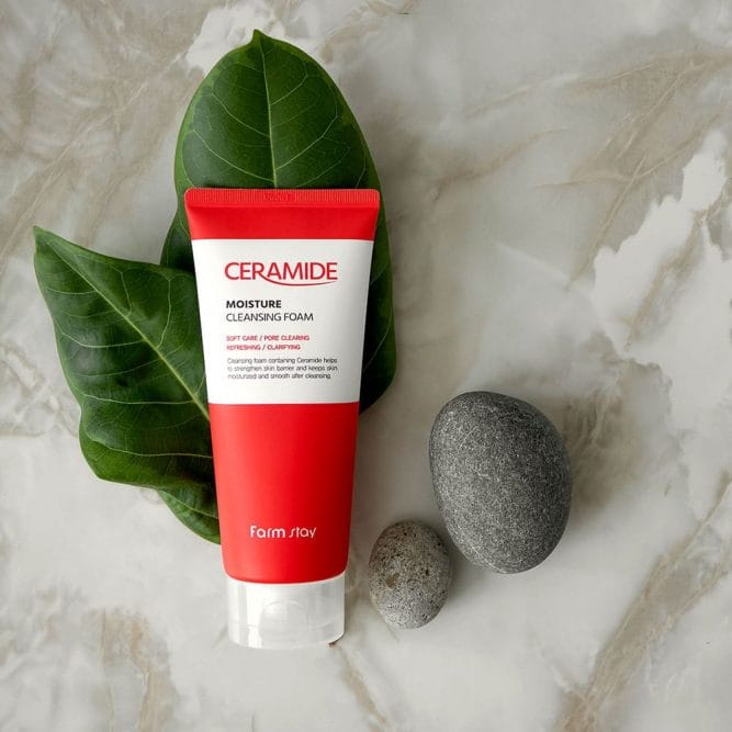 Farmstay - Ceramide Moisture Cleansing Foam (180mL)