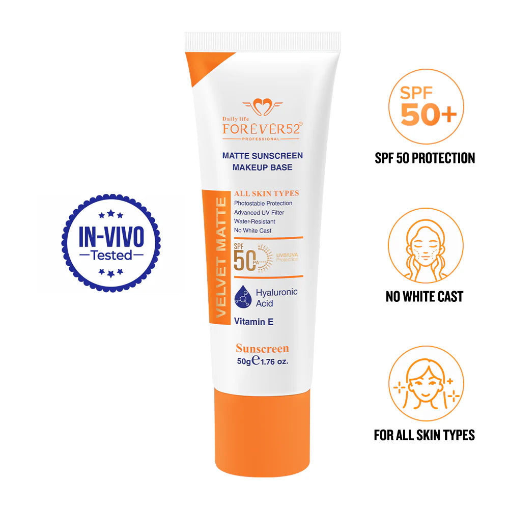 Forever 52 - Matte Sunscreen Makeup Base (50g) {FVS001}
