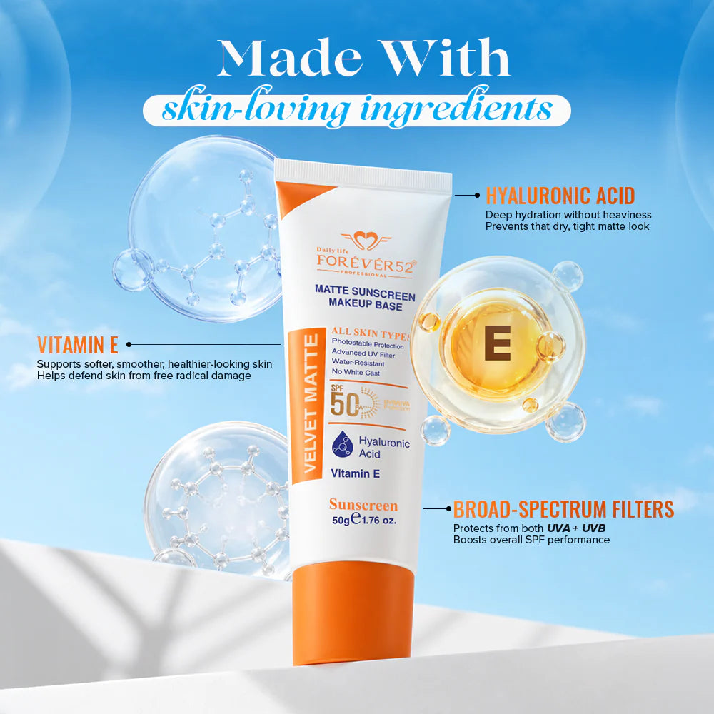 Forever 52 - Matte Sunscreen Makeup Base (50g) {FVS001}