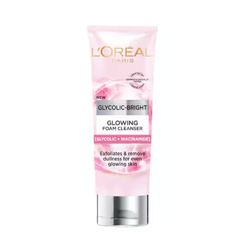 Loreal Paris - Glycolic Bright Daily Foaming Face Cleanser (100mL)