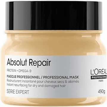 Loreal - Serie expert Absolut Repair Masque Gold Protein + Omega - 9 (490g)