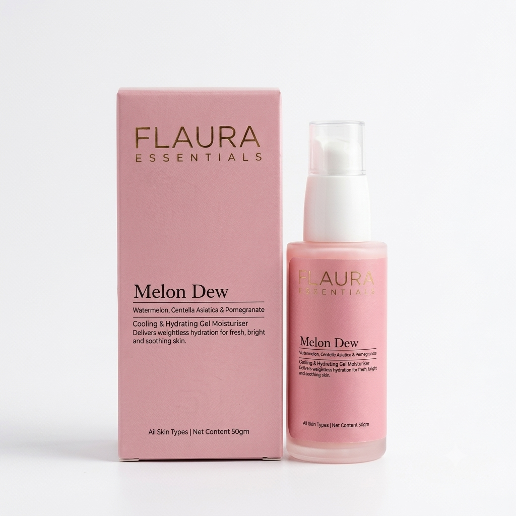 Flaura - Melon Dew Cooling & Hydrating Gel Moisturiser (50gm)