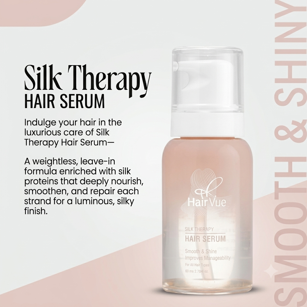 Hair Vue - Silk Therapy Hair Serum Smooth & Shine (80ml)