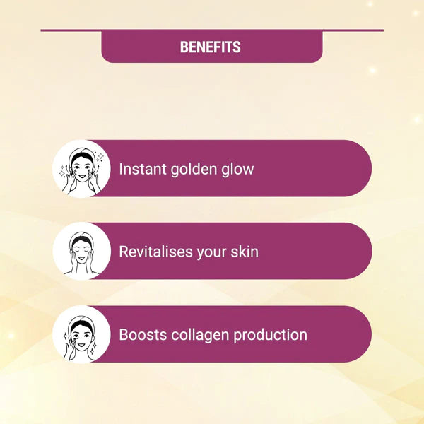 Lotus Herbals - RADIANT GOLD Cellular Glow Salon Grade Single FACIAL KIT