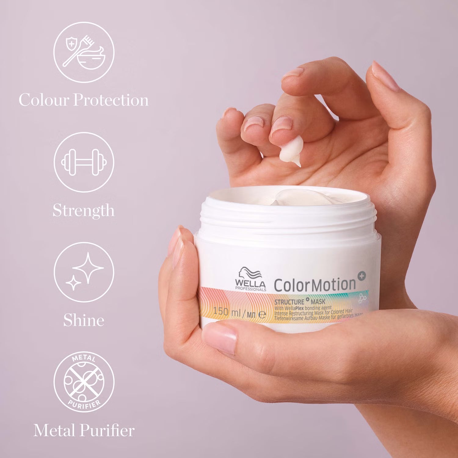 Wella - Professionals Care Color Motion+ Structure+ Mask with WellaPlex Bonding Agent (150ml)