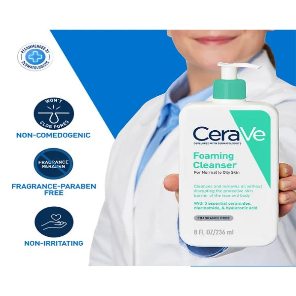 Cera Ve - Foaming Cleanser For Normal To Oily Skin (236ml)