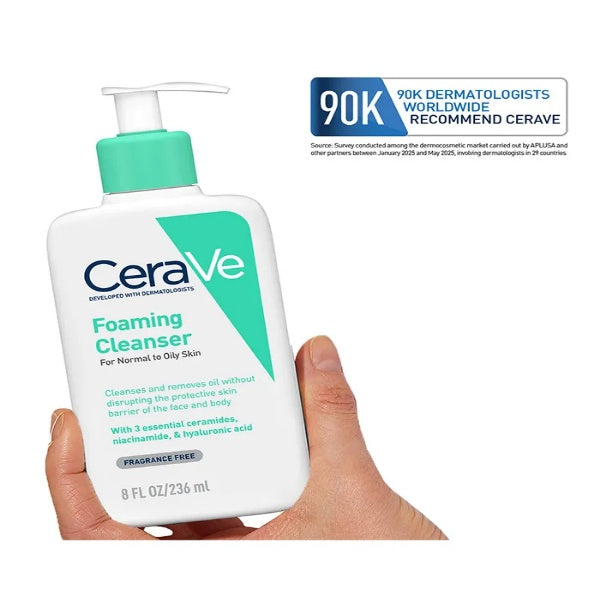 Cera Ve - Foaming Cleanser For Normal To Oily Skin (236ml)