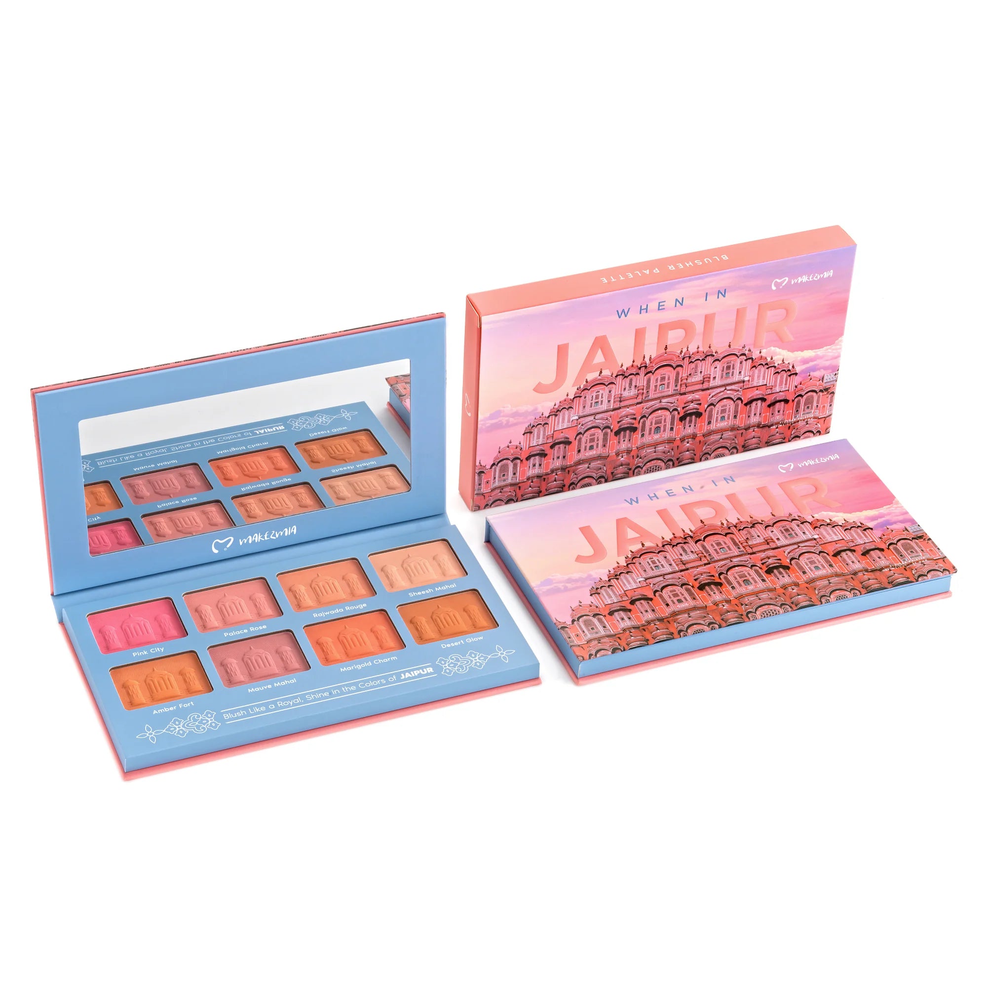 Makezmia - When In Jaipur Blusher Palette 8-Color