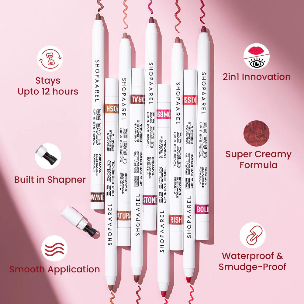 Shopaarel - Be Bold Lip & Eye Pencil