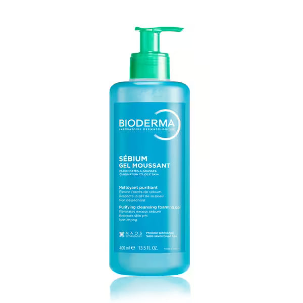 Bioderma - Sebium Gel Moussant Purifying Cleansing Gel (400ML)