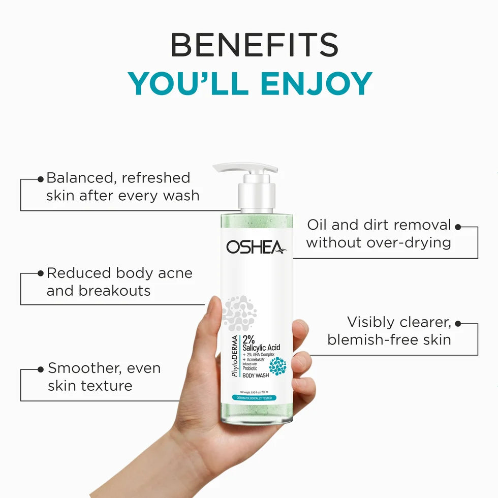Oshea - Salicylic Acid Body Wash (250ml)