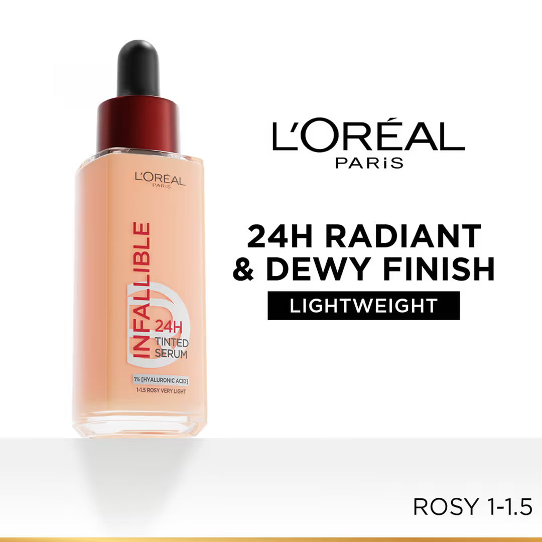 Loreal Paris - Infallible 24H Tinted Serum 1% [Hyaluronic Acid] (30ML)