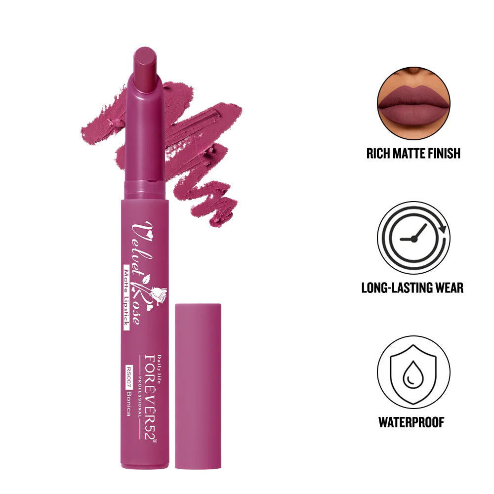 Forever 52 - Velvet Rose Matte Lipstick  {2.5g}(RS)