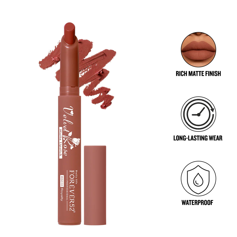 Forever 52 - Velvet Rose Matte Lipstick  {2.5g}(RS)