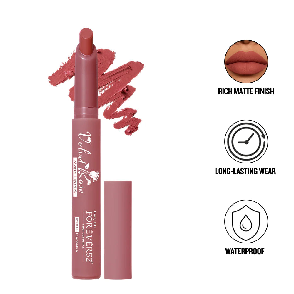 Forever 52 - Velvet Rose Matte Lipstick  {2.5g}(RS)