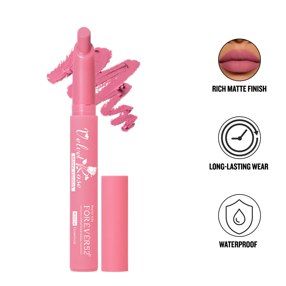 Forever 52 - Velvet Rose Matte Lipstick  {2.5g}(RS)