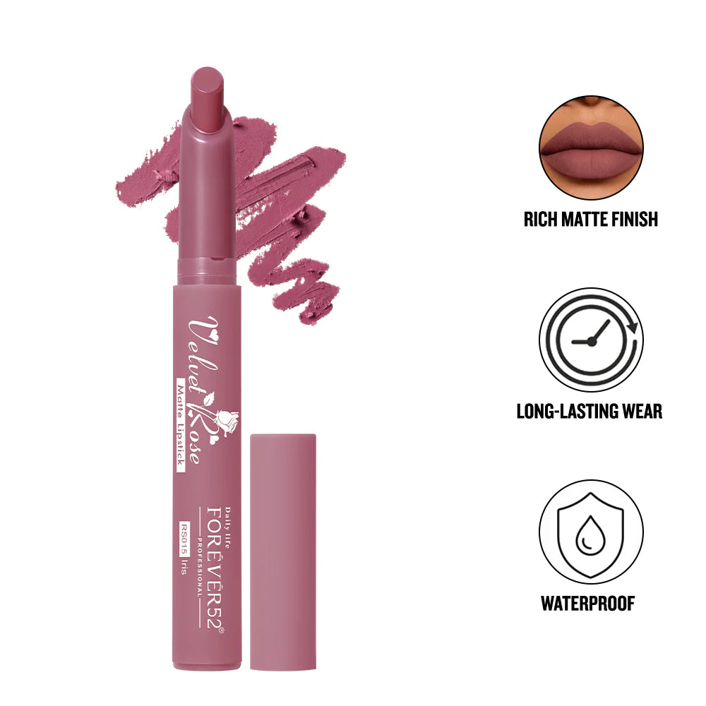 Forever 52 - Velvet Rose Matte Lipstick  {2.5g}(RS)