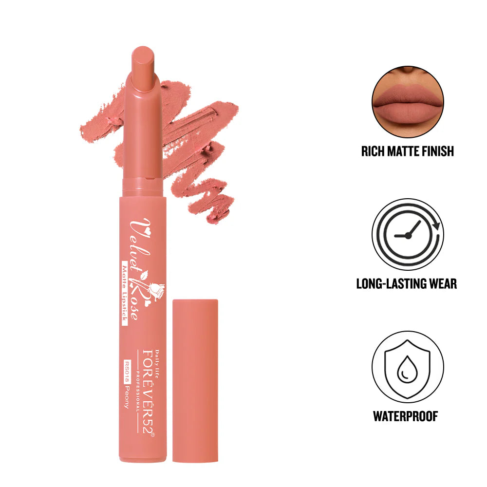 Forever 52 - Velvet Rose Matte Lipstick  {2.5g}(RS)