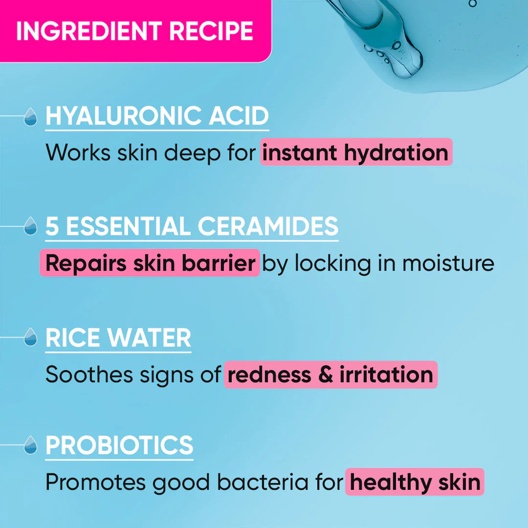 Dot & Key - Hyrating Hyaluronic Serum with Rice Water & Bulgarian Rose (30ml)