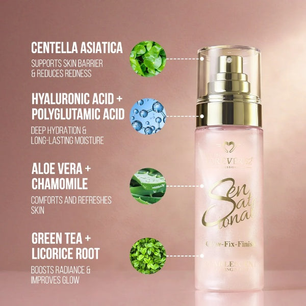 Forever52 - Sensational Glow Fix Finish Pearlescent Setting Spray (100ml)