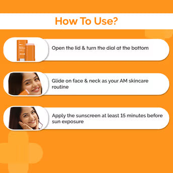 The Derma - HYALURONIC SUNSCREEN STICK WITH SPF 60 AND PA ++++FOR EASY REAPPLICATION (20G)