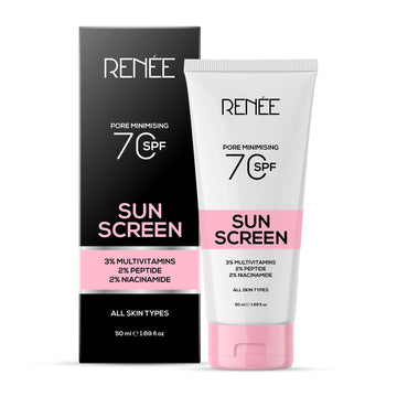 Renee - Pore Minimising Sunscreen SPF 70 with 3% multivitamins, 2% Peptides and 2% Niacinamide