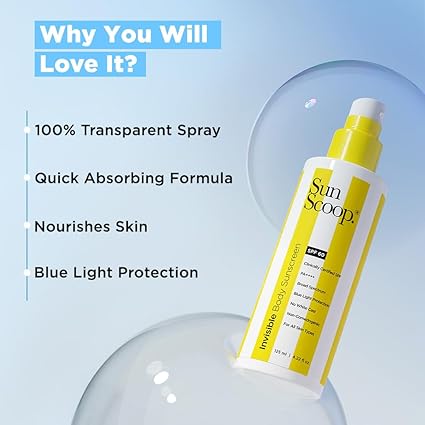 Chemist At Play – Sun Scoop Invisible Body Sunscreen SPF 60 (125ML)
