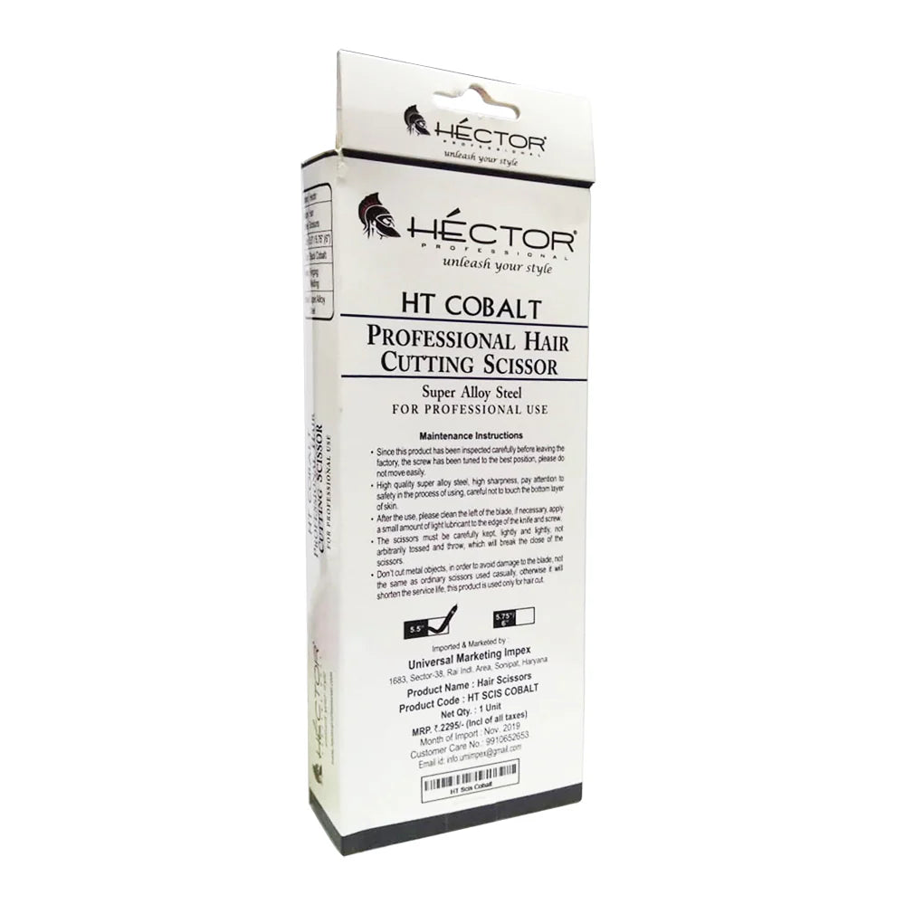 Hector Hair Cutting Scissor HT-Cobalt, 5.5"