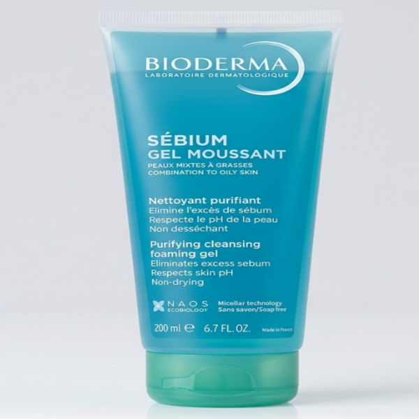 Bioderma - Sebium Gel Moussant Purifying Cleansing Foaming Gel Combination/Oily Skin (200mL)