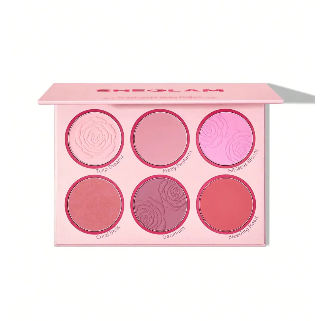 Sheglam - Floral Flush Blush Palette-Blushing Bouquet 18g