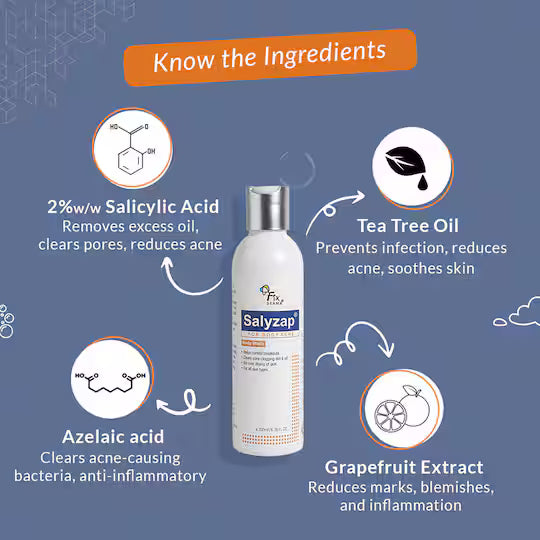 Fixderma - Salyzap Acne Body Wash - (200ml)