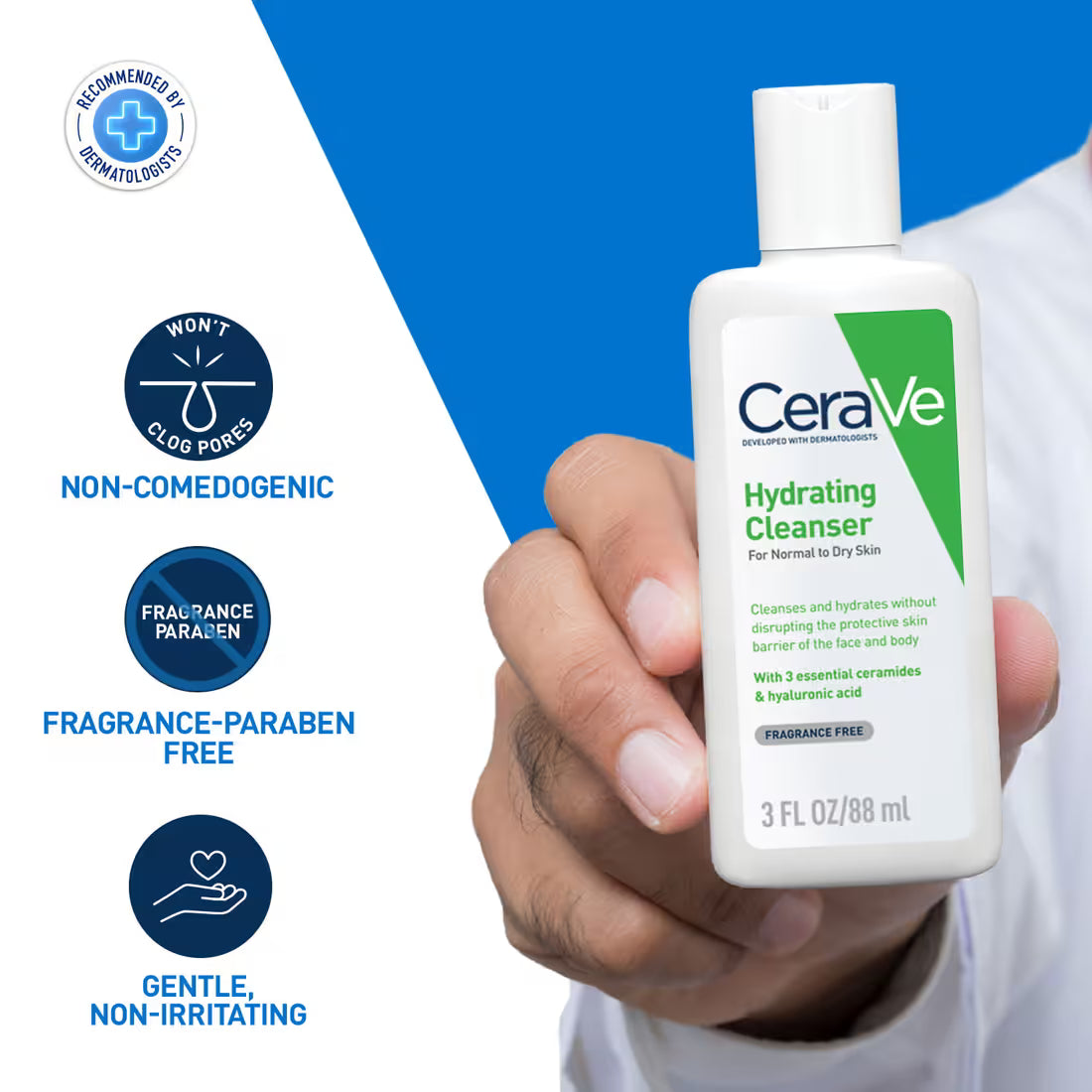Cera Ve - Hydrating Cleanser For Normal To Dry Skin (88ml)