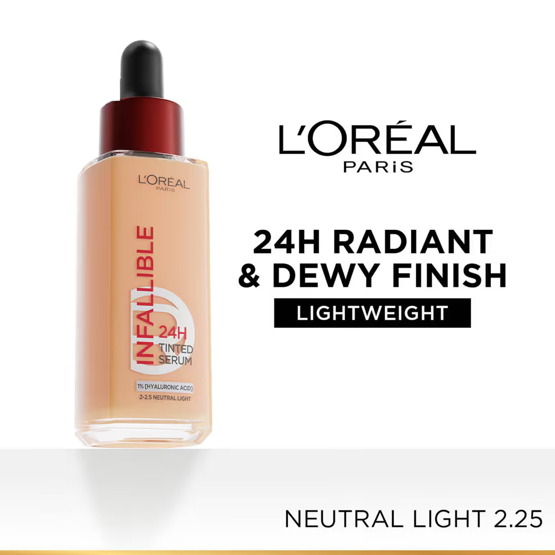 Loreal Paris - Infallible 24H Tinted Serum 1% [Hyaluronic Acid] (30ML)