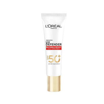 Loreal Paris - UV Defender Invisible Resist Daily Sunscreen SPF50+ PA++++ Lightweight, (30 ml)