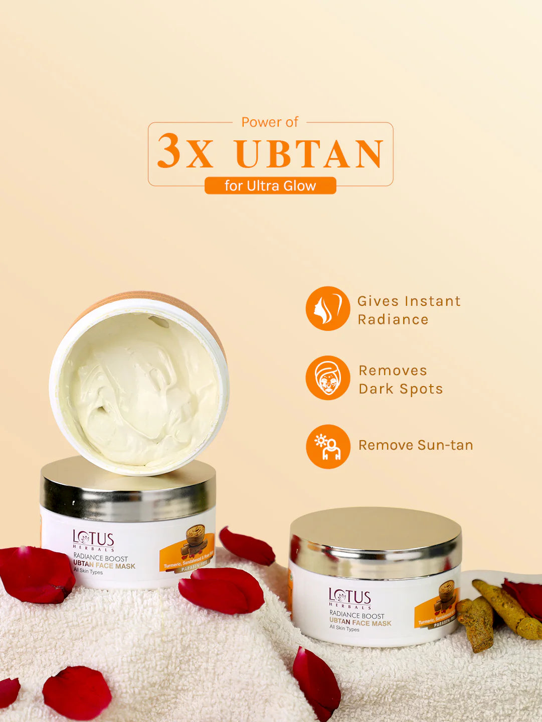 Lotus Herbals - Radiance Boost Ubtan Face Mask