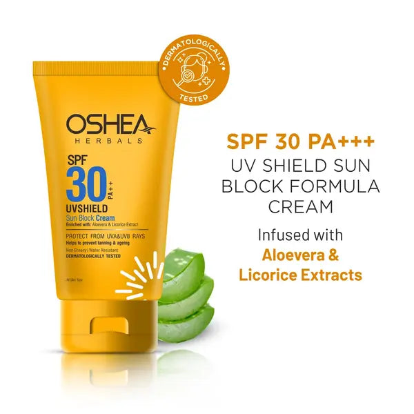 Oshea - Spf30 Pa++ Uvshield Sun Block Cream (120g)
