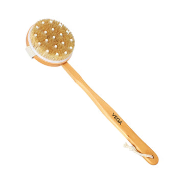 Vega – Bristle Bath Brush With Massager (NBA-1/2)